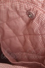 画像5: PINK HOUSE / テディシルエットギンガムチェックポシェット  ピンク O-26-04-04-1037-LO-BG-IG-ZTK010 (5)