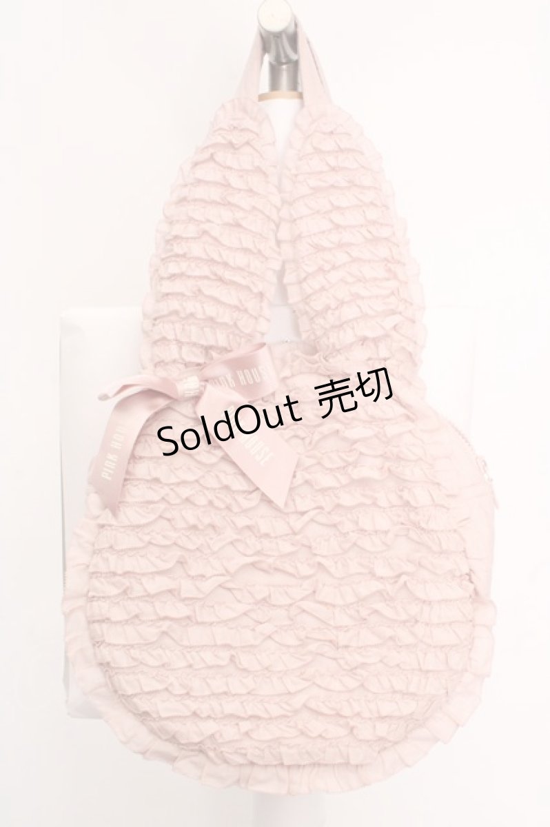 画像1: PINK HOUSE / うさぎシルエットフリルバッグ  ピンク O-26-04-04-1038-LO-BG-IG-OS (1)
