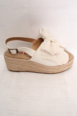 画像7: PINK HOUSE / リボンモチーフサンダル M シロ O-26-04-04-1002-LO-SH-IG-OS