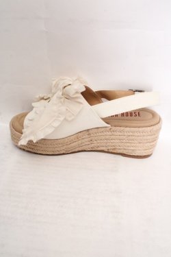 画像8: PINK HOUSE / リボンモチーフサンダル M シロ O-26-04-04-1002-LO-SH-IG-OS