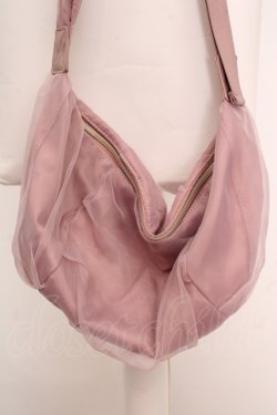 画像1: m petit by misako / AMチュールリボンショルダーバッグ  ピンク O-26-04-04-1044-LO-BG-IG-OS