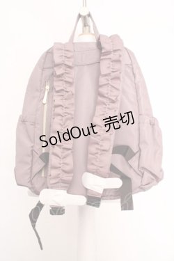 画像2: m petit by misako / TT*AM*フリルリュックサック  ピンクベージュ O-26-04-04-1047-LO-BG-IG-OS