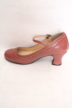 画像8: an another angelus / 細ストラップウイングチップパンプス M ピンク O-26-04-04-1004-CA-SH-IG-OS