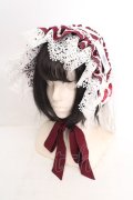 Hoshibako Works / オリヴィア レースボンネット  ワイン O-26-04-04-1009-LO-AC-OW-OS