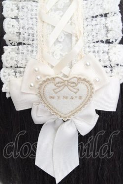 画像3: m petit by misako / AM*NIPLヘッドドレス  アイボリー O-26-04-04-1011-LO-AC-IG-OS