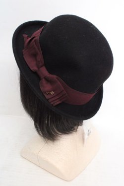 画像2: axes femme / リボンハット  クロ O-26-04-04-1012-AX-AC-IG-OS