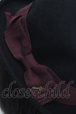 画像3: axes femme / リボンハット  クロ O-26-04-04-1012-AX-AC-IG-OS