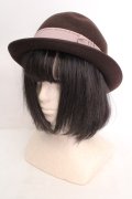 axes femme / リボンハット  ブラウン O-26-04-04-1014-AX-AC-IG-OS