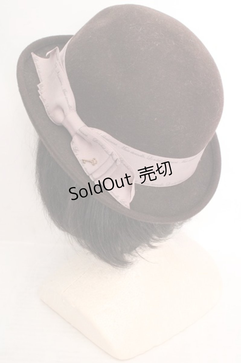 画像2: axes femme / リボンハット  ブラウン O-26-04-04-1014-AX-AC-IG-ZT0414A (2)