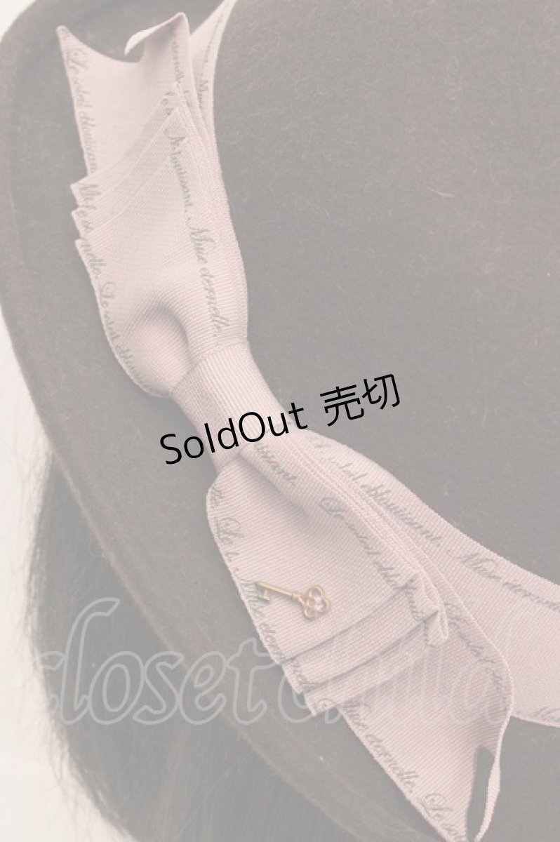 画像3: axes femme / リボンハット  ブラウン O-26-04-04-1014-AX-AC-IG-ZT0414A (3)