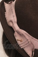 画像3: axes femme / リボンハット  ブラウン O-26-04-04-1014-AX-AC-IG-ZT0414A (3)