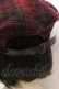 画像3: axes femme / ベルト使いチェック柄ベレー帽  ワイン O-26-04-04-1016-AX-AC-IG-OS (3)