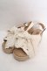 画像1: PINK HOUSE / リボンモチーフサンダル M シロ O-26-04-04-1002-LO-SH-IG-OS (1)