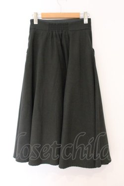 画像3: F i.n.t / シーリングスタンプ釦フラップポケットフレアースカート F カーキグリーン O-26-04-04-061-0-SK-OW-OS