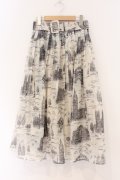 an another angelus / ブリティッシュトワル柄シアータックスカート F アイボリー O-26-04-04-062-CA-SK-OW-OS