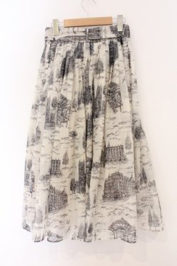 画像3: an another angelus / ブリティッシュトワル柄シアータックスカート F アイボリー O-26-04-04-062-CA-SK-OW-OS