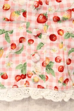 画像2: LIZ LISA / さくらんぼ柄ホルターベアトップ  ピンク O-26-04-04-067-LO-TO-IG-OS