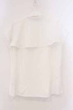 画像4: an another angelus / スクエアケープ衿ローズ刺繍ブラウス  オフシロ O-26-04-04-007-CA-BL-IG-OS