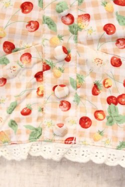 画像2: LIZ LISA / さくらんぼ柄ホルターベアトップ  ベージュ O-26-04-04-068-LO-TO-IG-OS