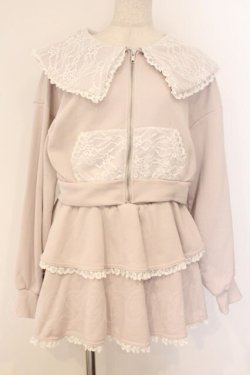 画像1: evelyn / セーラーレースセットアップ  ピンク O-26-04-04-070-LO-OP-OW-OS