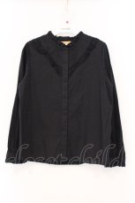 画像1: F i.n.t / ピンタックヨークコットンレース使いブラウス  クロ O-26-04-04-008-CA-BL-IG-OS (1)