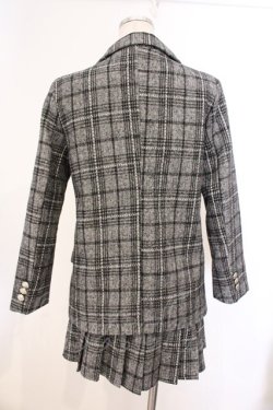 画像3: axes femme POETIQUE / チェック柄セットアップ M グレー O-26-04-04-072-AX-JA-IG-OS