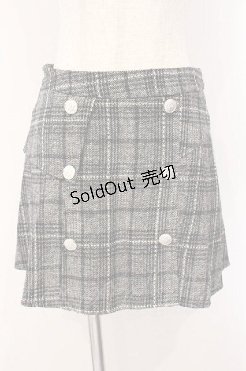 画像4: axes femme POETIQUE / チェック柄セットアップ M グレー O-26-04-04-072-AX-JA-IG-ZT0408N (4)
