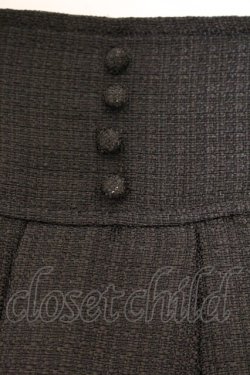 画像2: evelyn / ツイードダブルフレアスカート F クロ O-26-04-04-077-LO-SK-OW-OS