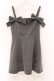 画像1: evelyn / ビッグリボンキャミワンピース F グレー O-26-04-04-082-LO-OP-OW-OS (1)
