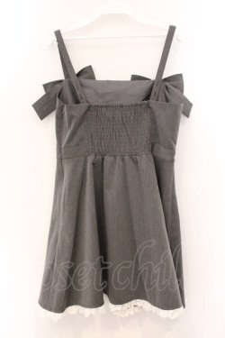 画像3: evelyn / ビッグリボンキャミワンピース F グレー O-26-04-04-082-LO-OP-OW-OS