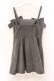 画像3: evelyn / ビッグリボンキャミワンピース F グレー O-26-04-04-082-LO-OP-OW-OS (3)