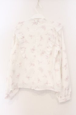 画像3: evelyn / フリルリボン長袖ブラウス  シロ O-26-04-04-086-LO-BL-OW-OS