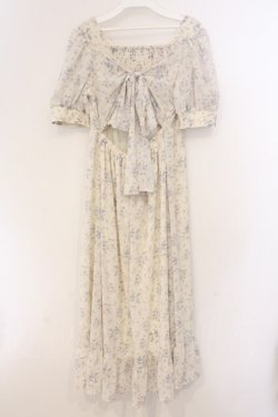 画像3: evelyn / バックリボンロングワンピース  アイボリー O-26-04-04-091-LO-OP-OW-OS