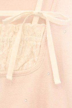 画像2: evelyn / リボンクロストップス  ピンク O-26-04-04-095-LO-TO-OW-OS