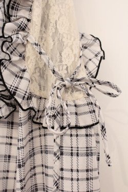 画像2: evelyn / チェックボウタイブラウス  ベージュ O-26-04-04-097-LO-BL-OW-OS