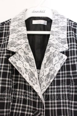 画像2: evelyn / チェックジャケットセットワンピース F クロ O-26-04-04-100-LO-TO-OW-OS