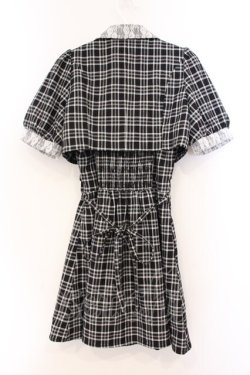 画像3: evelyn / チェックジャケットセットワンピース F クロ O-26-04-04-100-LO-TO-OW-OS