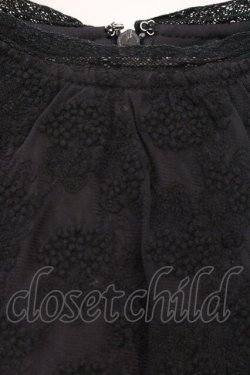 画像2: an another angelus / チュールレースプルオーバーブラウス  クロ O-26-04-04-017-CA-BL-IG-OS