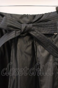 画像2: axes femme / エコレザープリーツスカート M クロ O-26-04-04-025-AX-SK-IG-OS