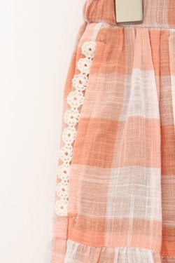 画像2: axes femme / ティアードボリューミースカート  オレンジ O-26-04-04-026-AX-SK-IG-OS