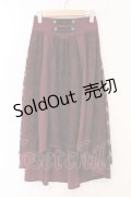 axes femme / レースフィッシュテールスカート M ワイン O-26-04-04-029-AX-SK-IG-OS