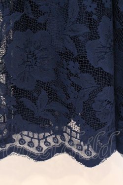 画像2: axes femme / レースサーキュラースカート M ネイビー O-26-04-04-030-AX-SK-IG-OS