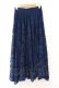 画像3: axes femme / レースサーキュラースカート M ネイビー O-26-04-04-030-AX-SK-IG-OS (3)