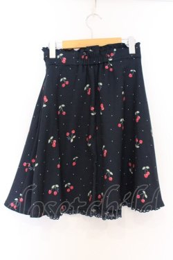 画像3: LODISPOTTO / チェリー柄スカート  ネイビー O-26-04-05-035-LO-SK-IG-OS
