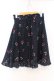画像3: LODISPOTTO / チェリー柄スカート  ネイビー O-26-04-05-035-LO-SK-IG-OS (3)