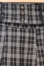 画像2: axes femme / ベルト付チェック柄タックスカート  グリーン×クロ O-26-04-05-042-AX-SK-IG-ZT073 (2)