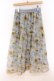 画像3: axes femme / ひまわり柄シアースカート  サックス O-26-04-05-043-AX-SK-IG-OS (3)