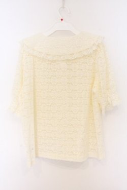 画像3: m petit by misako / AOKレースブラウス L アイボリー O-26-04-05-044-LO-BL-IG-OS