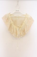 画像1: axes femme / 立体花レースティペット  アイボリー O-26-04-05-045-AX-ZA-IG-ZT424 (1)