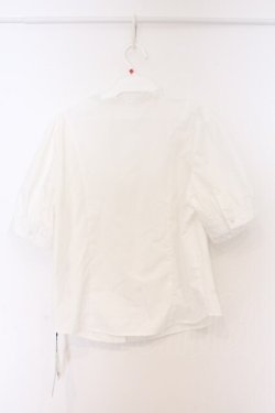 画像3: an another angelus / アシメカラーレース使いシャツブラウス F シロ O-26-04-05-005-CA-BL-OW-OS